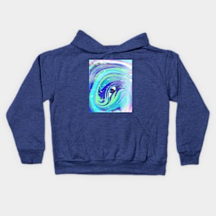 Neon Dolphin Kids Hoodie